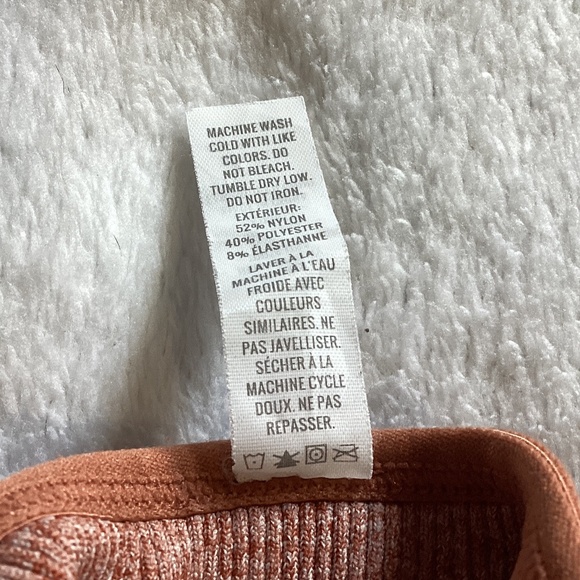 Aerie real good Ribbed Strappy Bralette in Rust  size Large - Picture 7 of 7